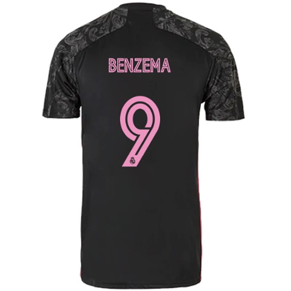 Maglia Real Madrid Third NO.9 Benzema 20/21 Nero